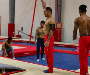 GFI Artistic Gymnastics Selection Trials for Asian Games 2023 at Kalinga Stadium