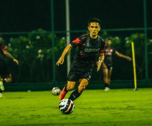 “It’s been ten days of training, and the facilities are top notch”, Sunil Chhetri