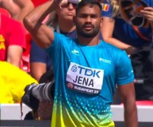 Kishore Kumar Jena's mercurial rise in the world of javelin continued as he finished fifth in the Athletics World Championships final in Budapest