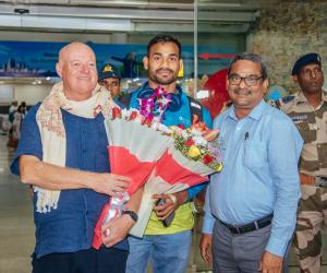 India's new javelin star Kishore Jena gets rousing welcome after Budapest feat