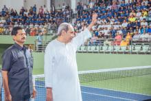 Hon'ble CM inaugurated Tennis Centre and felicitated medallist of national and international events