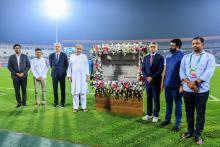 Chief Minister Shri Naveen Patnaik, along with Chief of Global Football Development at FIFA, Mr. Arsene Wenger, inaugurated the AIFF-FIFA Talent Academy in front of a full house  Kalinga stadium during the India vs Qatar encounter at Round 2 of the FIFA World Cup 2026 and AFC Asian Cup Saudi Arabia 2027  joint qualification campaign in Kalinga Stadium.   This is a major initiative to boost football development in India. AIFF and FIFA are partnering with Government of Odisha in establishing this academy.  